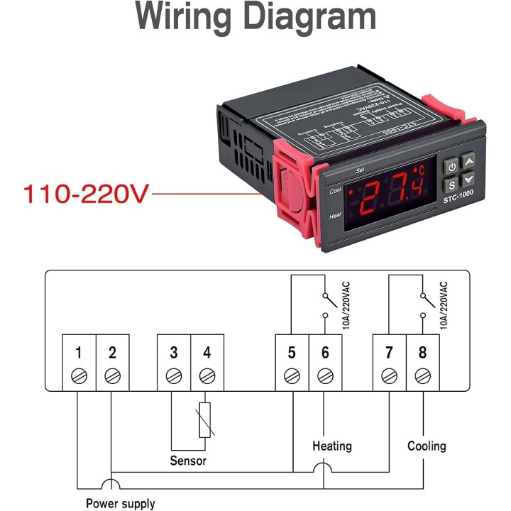 STC-1000 temperaturregulator