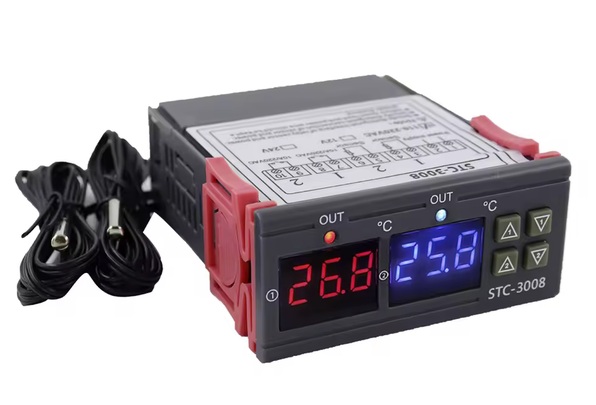 STC-3008 Dubbel Temperaturregulator