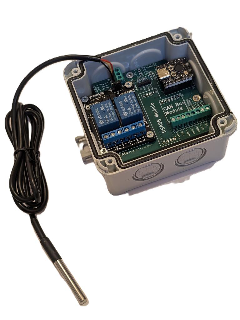 Sensor box med inbyggd webapp och integration med Home Assistant.