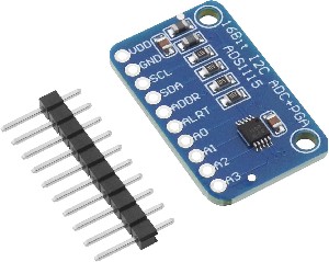 ADS1115 16-bit 4-kanals AD omvandlare